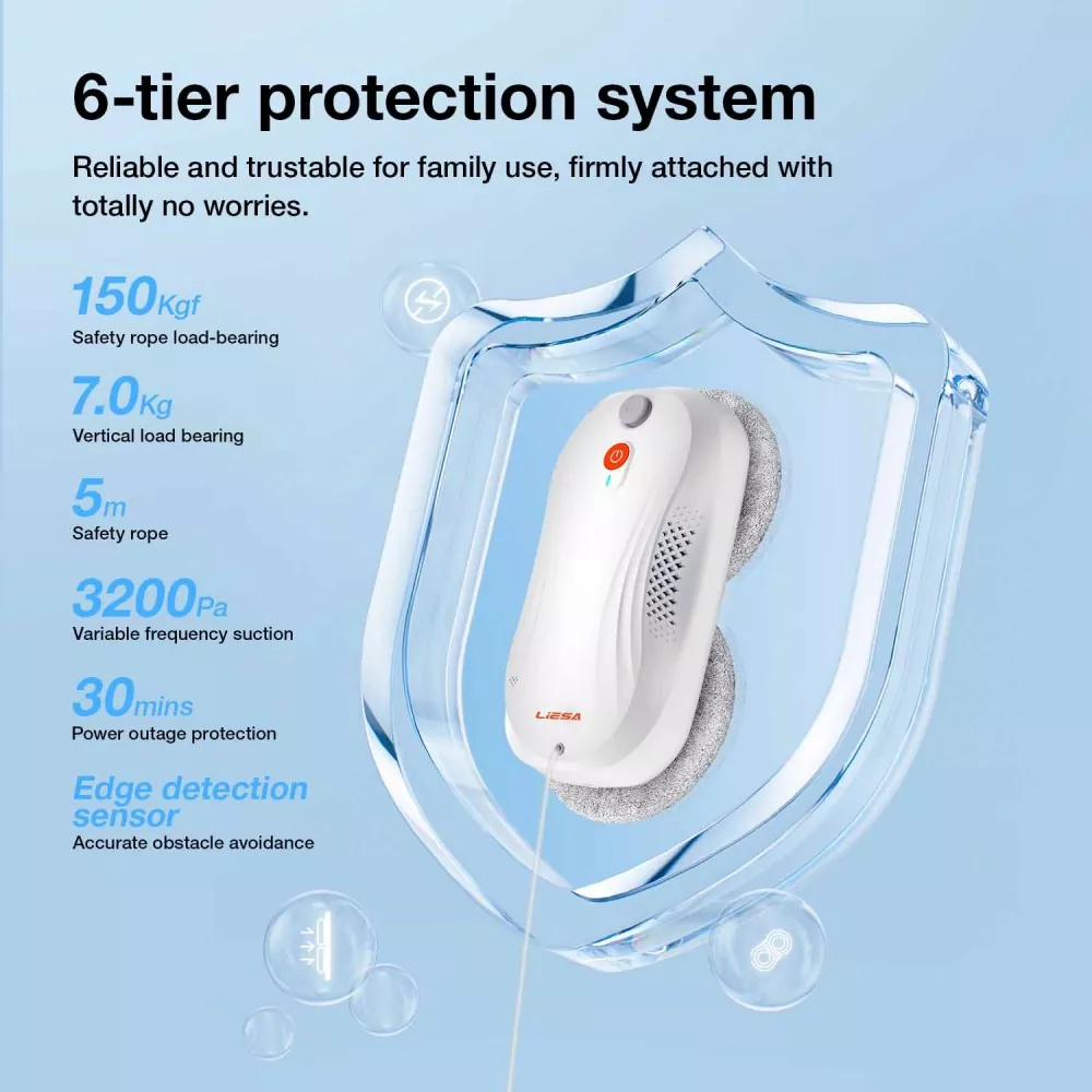 Auto Water Spray Window Robot Cleaner